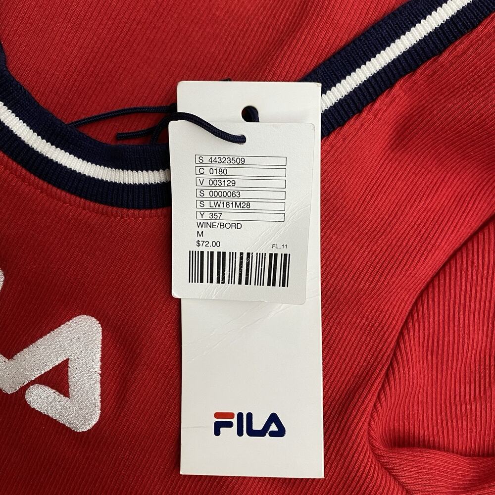 FILA x Urban Outfitters Women’s M Red Mini Dress Sporty Tennis Y2K Blokecore - Picture 15 of 15
